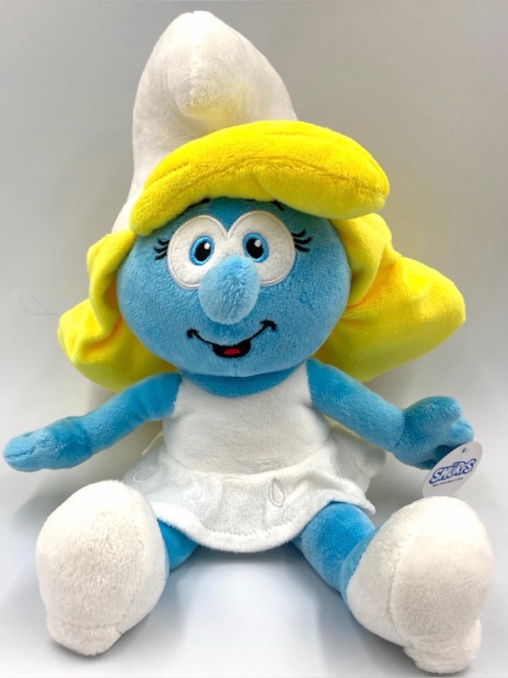 Smurfette 11 inch Smurfs Plush Toy Bean Bag Doll Smurf New With Tag